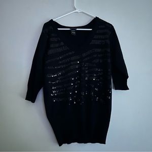 Torrid black sparkle sweater. Size 2